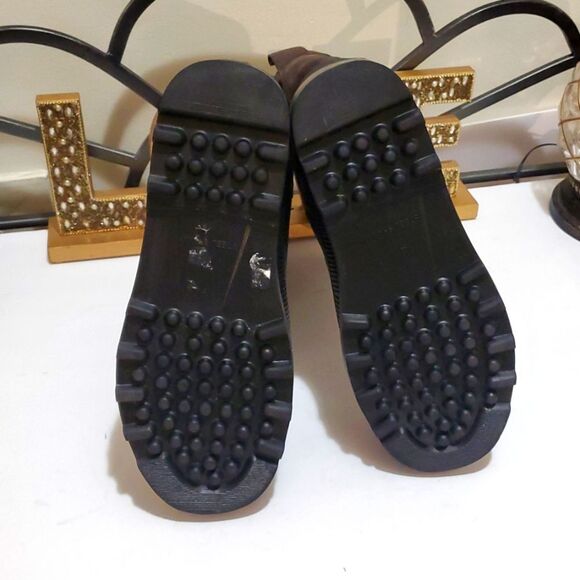 Steel Shank Men Black Brown Leather/Wool Waterproof Work Boots Sz 7 - Picture 8 of 12